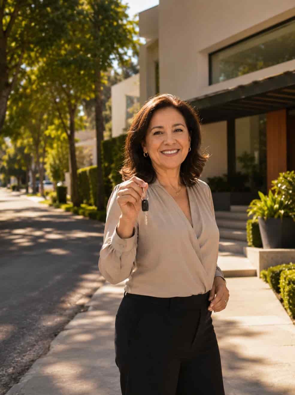 Asesora Century 21 KIU revisando documentos para venta de casa en Atizapán